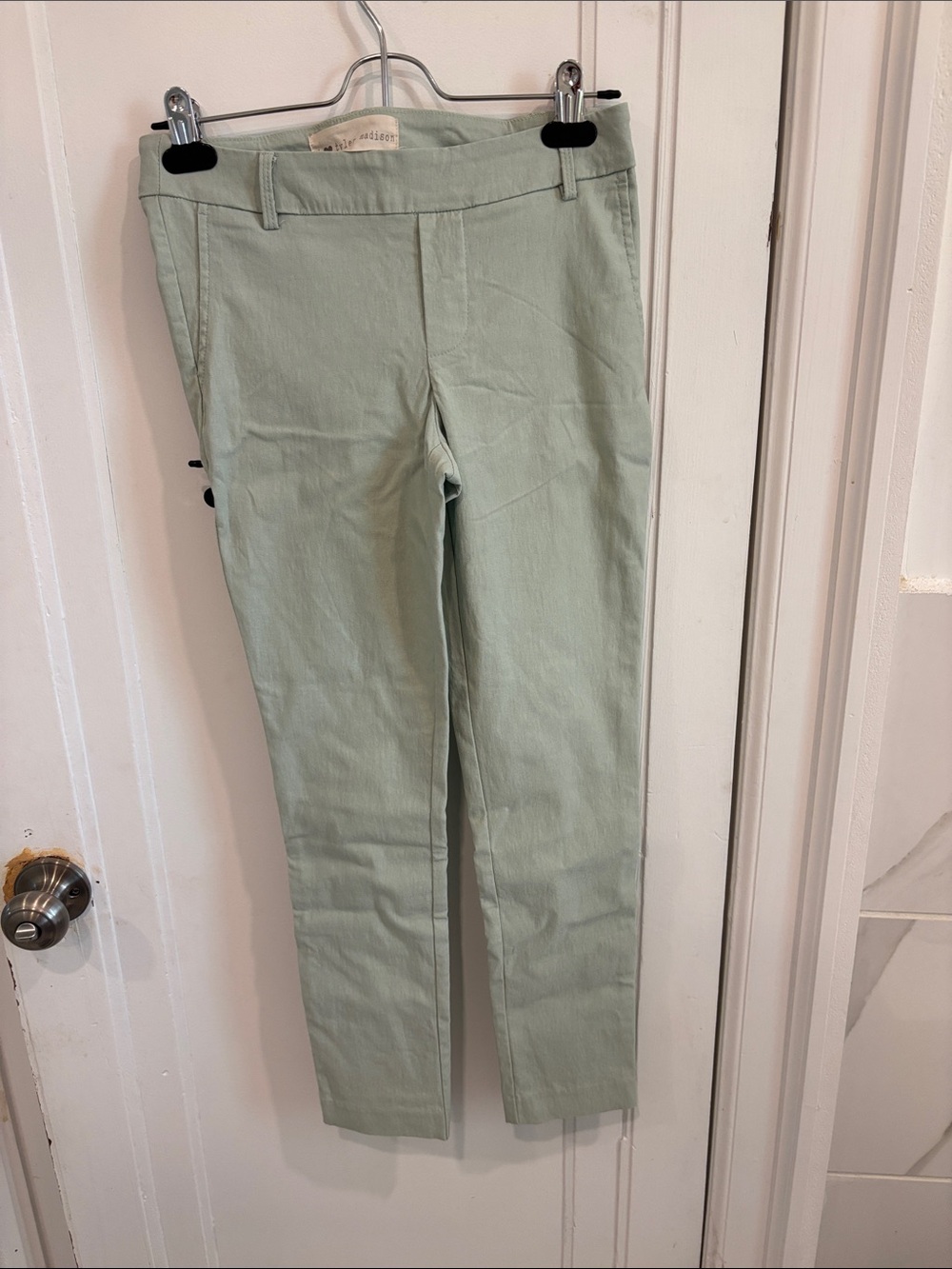 I love Tyler Madison- Slim Fit Pants in Light Sage